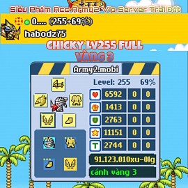 Nick army2 full vàng